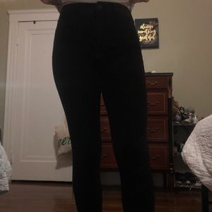 Black High Rise Jeggings
